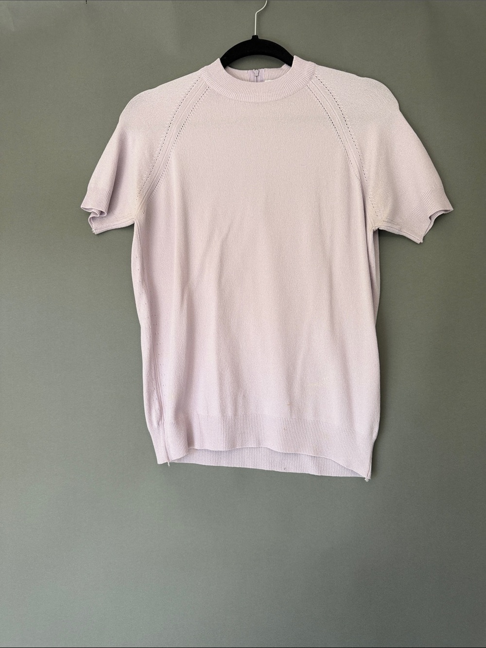 Blouse Lavender S Vintage Designers Originals Lavender Short Sleeve top
